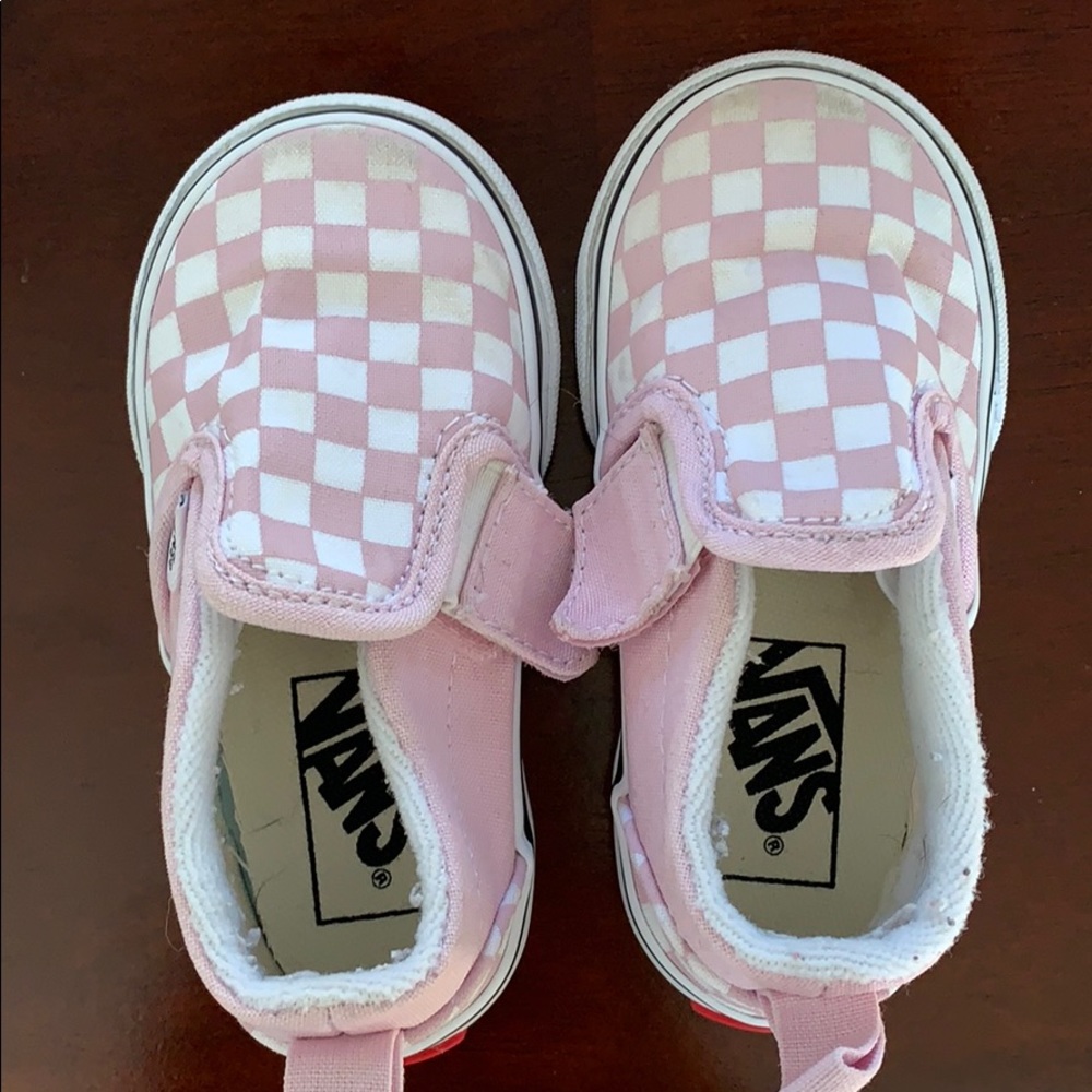 Toddler checkerboard vans